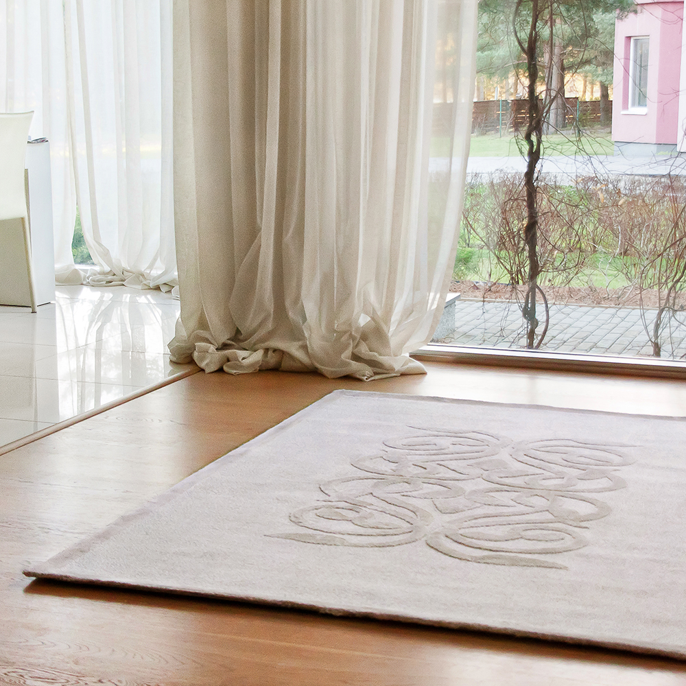 Hand tufted rug ELVIRA from Tencel Viscose